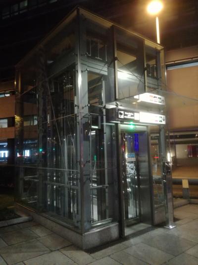 セセッシオン出口のエレベーター