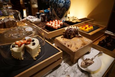 ラウンジでもデザート充実