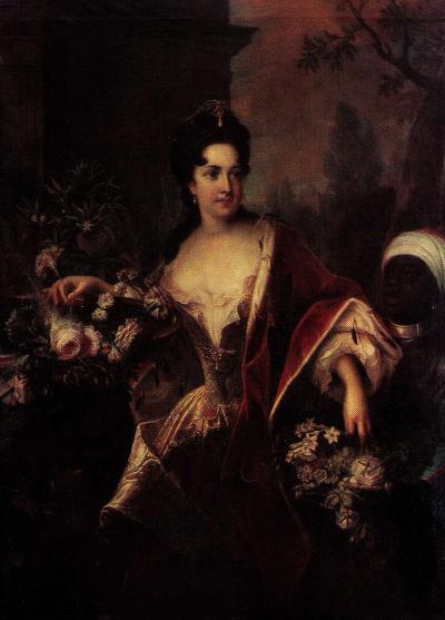 愛妾コーゼル伯爵夫人1705年