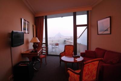 モンサンミッシェルの全景を独り占め