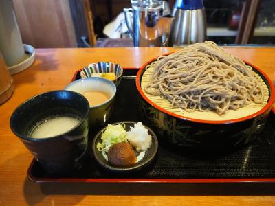 クルミつゆで食べるソバが絶品