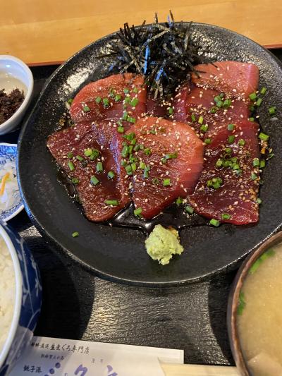 絶品のマグロのお刺身