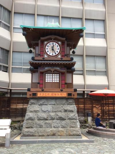 駅前にあるからくり時計