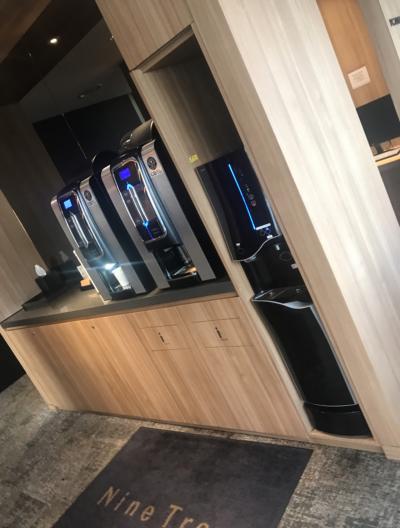 ラウンジでいただいたコーヒー