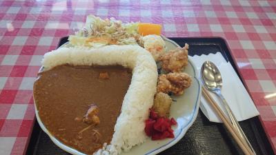 ダムカレーが食べられます