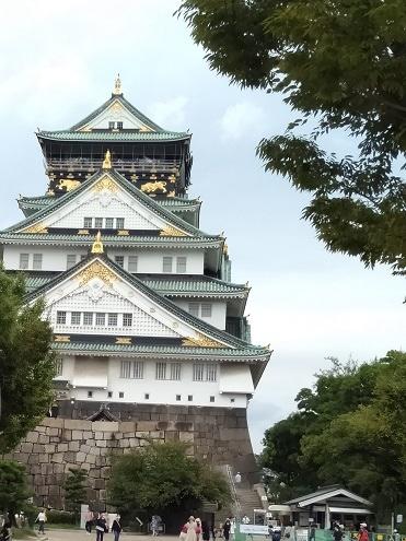 混雑のない大阪城公園