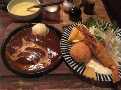 松本の洋食屋　欲張りセット！