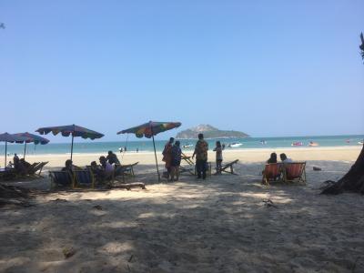 タイ空軍敷地内にあるビーチです。