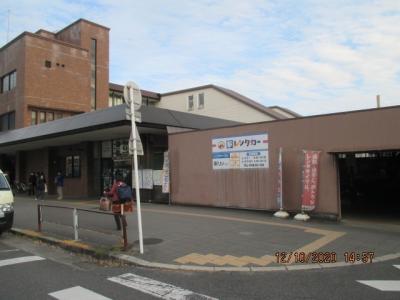 近江八幡駅北口を出ると、すぐ左手にありました