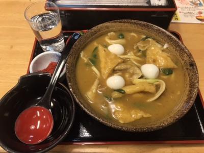 名物のカレーうどん