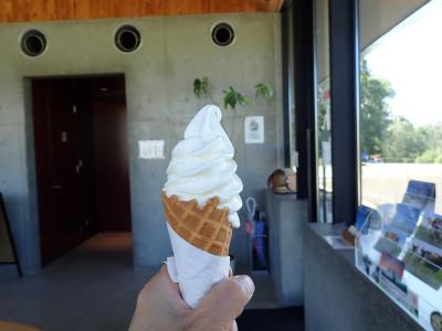 美味しいソフトクリームが食べられます