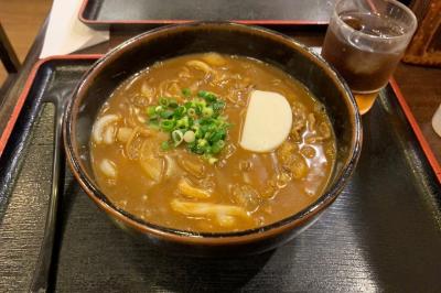カレーうどんをいただきました。