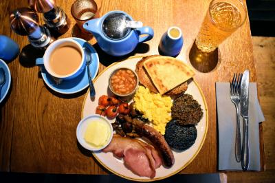 朝食はスコティッシュブレックファスト