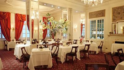 このレストランなら早起きして朝食時間をたっぷり取りたい。