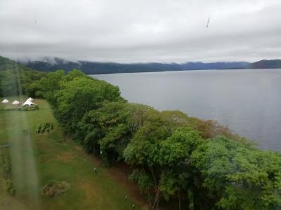 屈斜路湖沿いのリゾートホテル