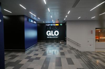 GLOホテルは空港保安検査の外側(街側)に位置しています