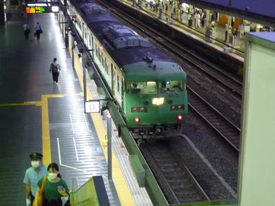 JR草津線　京都駅に車両が停まっていました