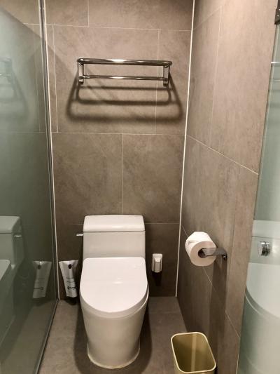 シャワーとトイレ別なのが嬉しい　ウォシュレットは無し