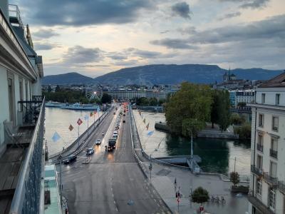 客室テラスからの眺め