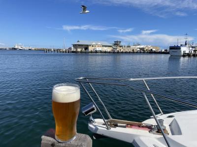 ビールがうまい　当たり前だが