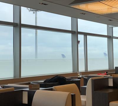 搭乗前の最終日準備