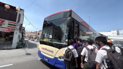 ペナン島で貴重な公共交通機関