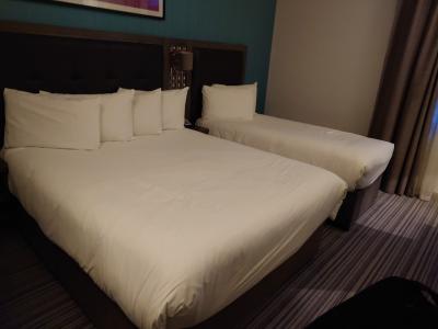 ツインを頼むと、ダブルにエキストラベットが入れられていました