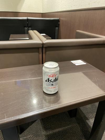 ビール1本無料です