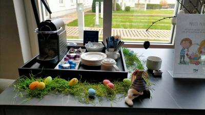 フロントのコーヒーサービス