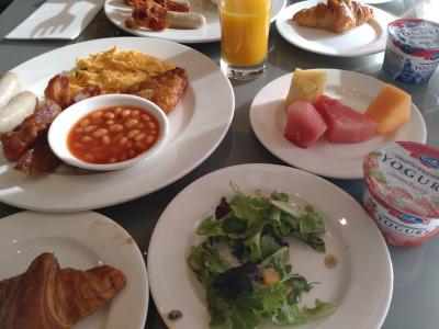 クラブフロアの朝食