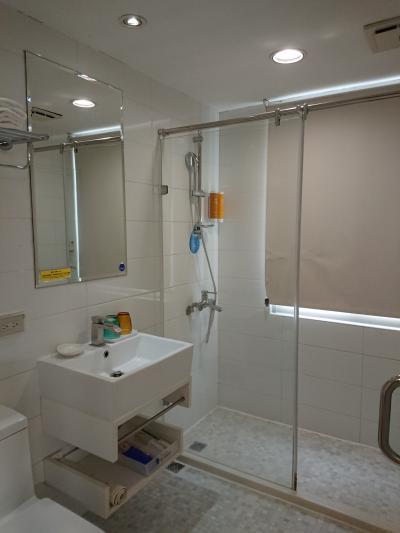 シャワーのお湯の温度が一定ではない。