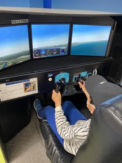 フライトシュミレーターで遊べます