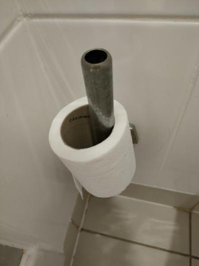 予備のトイレットペーパーが使いかけは初めての経験