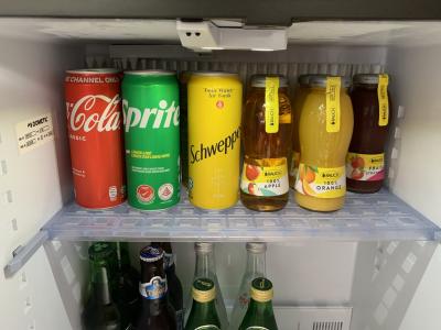 上段は全て無料、掃除の都度に補充されます