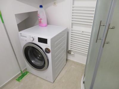 長めの旅だと、洗濯機付きの部屋がうれしい！