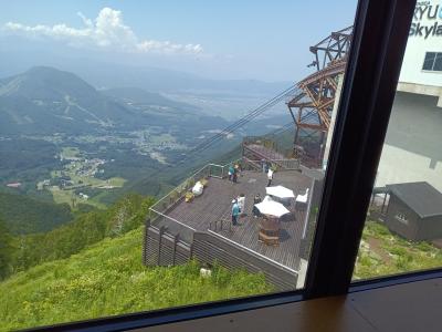 暑いくらいに晴れてたのに…