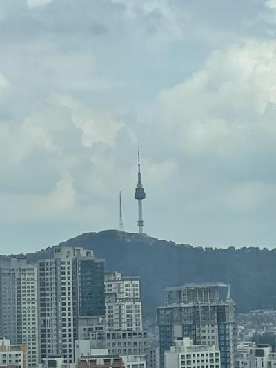 ソウルタワーが見えました