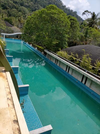 1階の部屋はプールアクセス