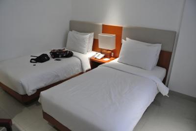 部屋は日本のビジネスホテルみたい