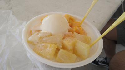 かき氷が美味しい！