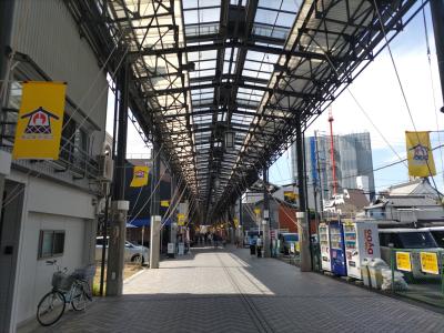 昭和の面影が漂う商店街