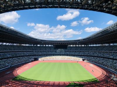 スタジアムツアーに参加。