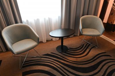 ここにスーツケースを広げられます。