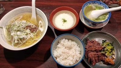 テールスープのラーメンが良かった