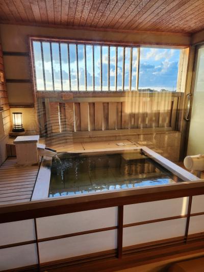 部屋半露天風呂が最高