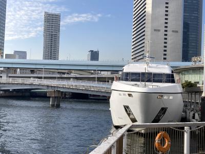 東京都港湾局の視察船で東京湾を１時間のクルーズ