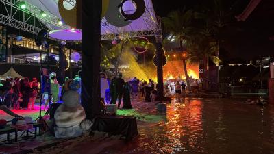 カウントダウンパーティの模様