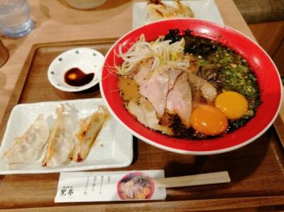 生卵入りラーメン