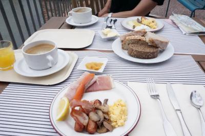 美味しいブッフェスタイルの朝食です
