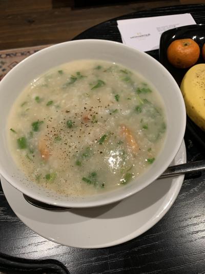 ルームサービスのエビCongee